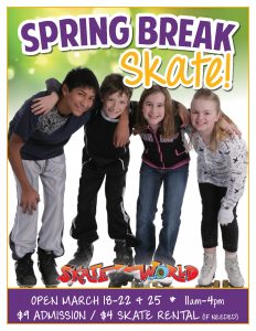 Spring Break Skate Flyer