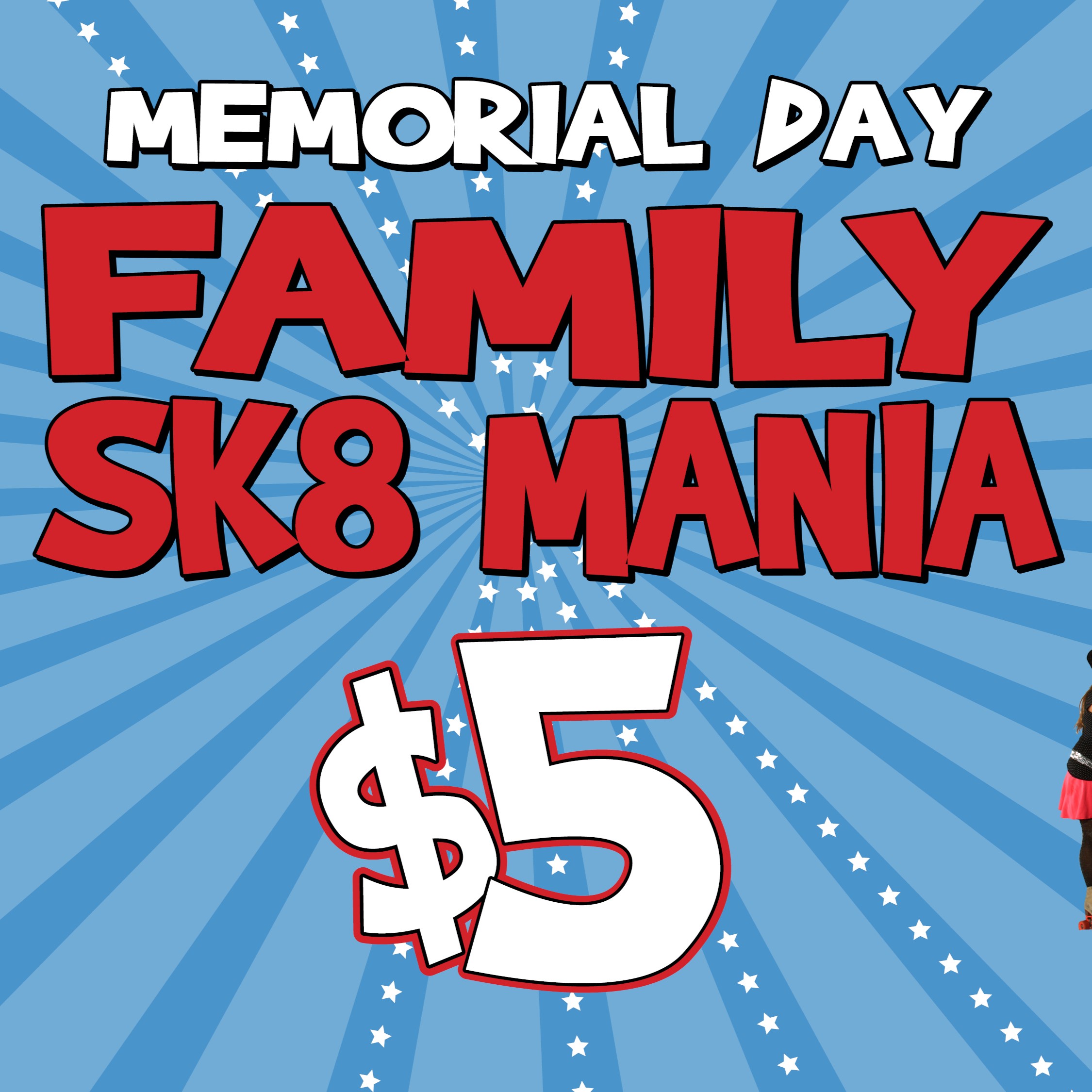 Deals, Deal, Event, Events, Memorial Day Family Fun Pass, Skate World, Skate World Center, Skating