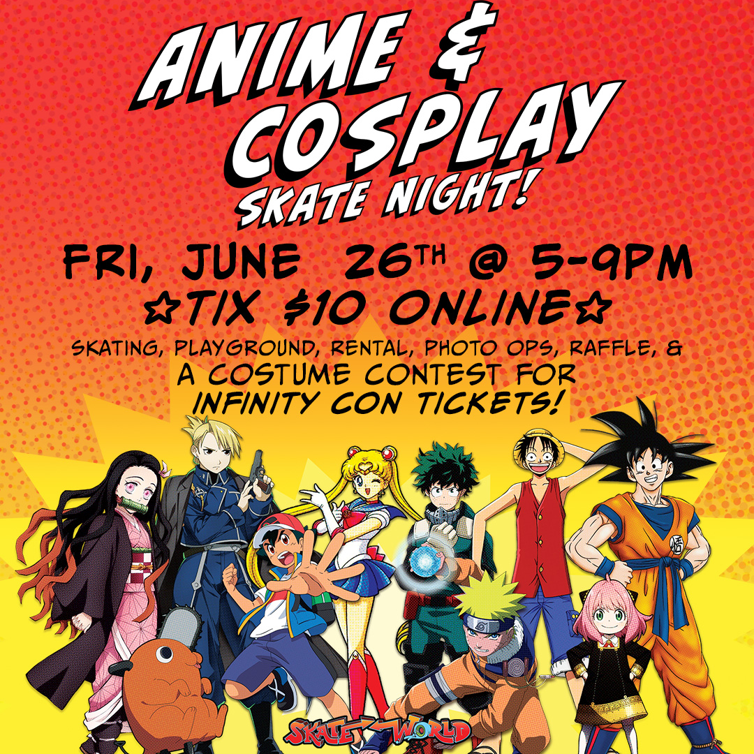 anime cosplay fb insta fetch Mario, Luigi, and Bowser will be at skate world on March 27th from 5 to 8 PM!
