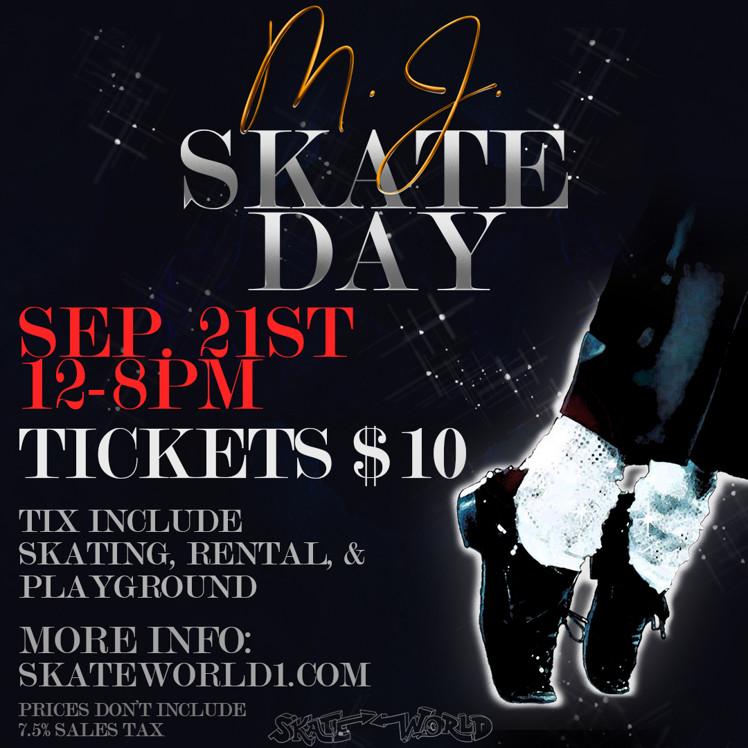MJ Skate Day FB Insta Post 9-21-26 Graphic for our Summer Kickoff Nerf Night on March 17th. Two Nerf blasters are against a black and orange background.